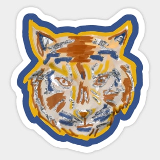 Tiger watercolor 2 Sticker